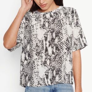 Equipment Brynn Snake Print Silk Shirt